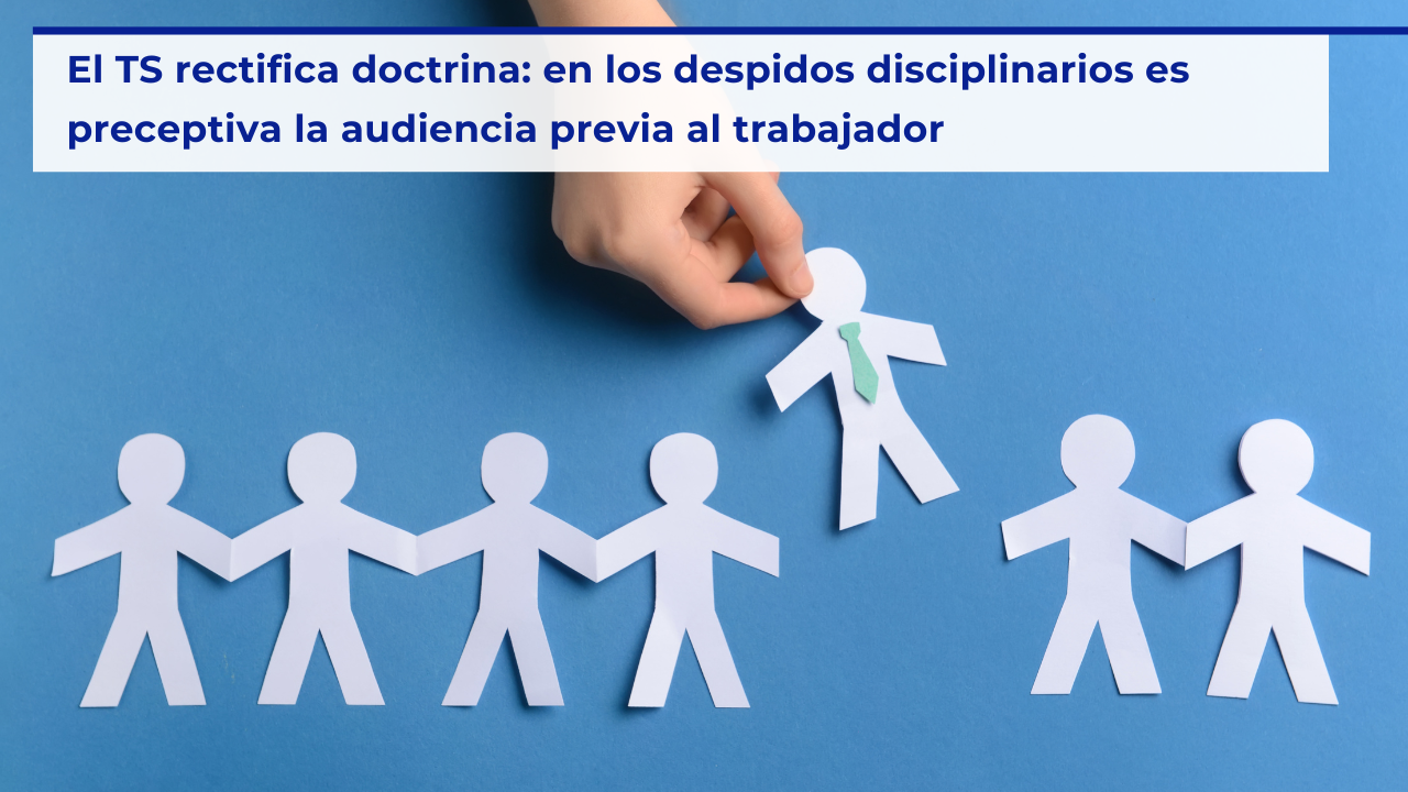 Consulta, Asesor, Laboral, Empleo, Trabajo, Empresa, Iurislab Consulting, Audiencia nacional, Despido, Convenio colectivo, Derecho del trabajo y Seguridad Social, Recurso de casación para unificación de doctrina, Tribunal Supremo, Sentencia, Conducta, Motivación, Contrato de trabajo