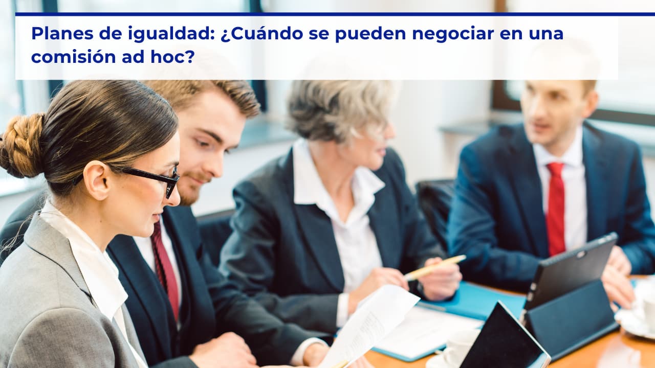 negociar comisiones ad hoc