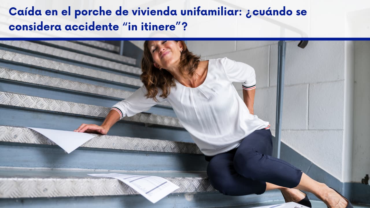 cuándo se considera accidente una caída en porche vivienda