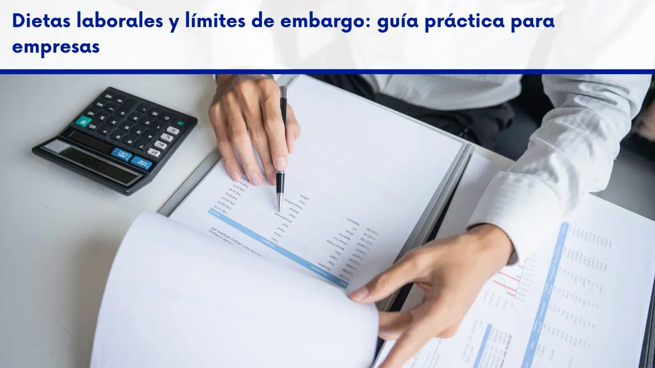 Las empresas a menudo se preguntan si las dietas percibidas por los empleados están sujetas a los límites de embargo que se aplican a sueldos y salarios